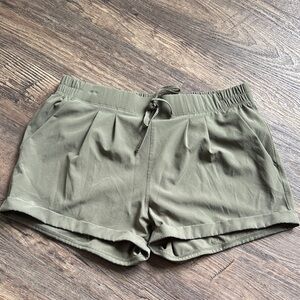 Zyia Olive Green Summer Shorts
